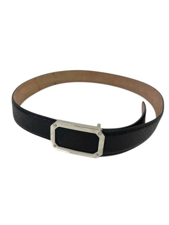 Gucci Belt Buckle Logo Silver 90 36 Black main image 7